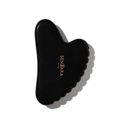 Gua Sha Cœur Quartz Rose à Dents